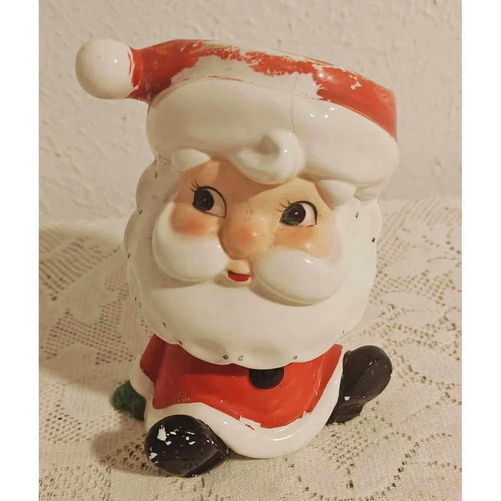 Vintage 1950s Parma Christmas Santa Planter by AAI